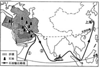 (答出一条即可)(2)通过①线路运输的石油主要输往美国和______.