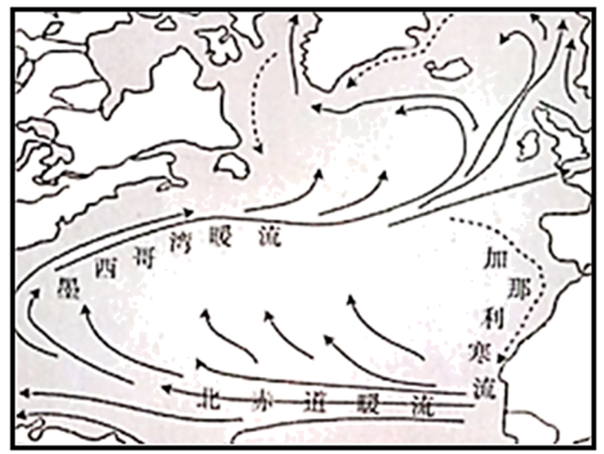 大量淡水入海导致海水变轻,阻碍了格陵兰岛附近海域寒洋流在北极地区