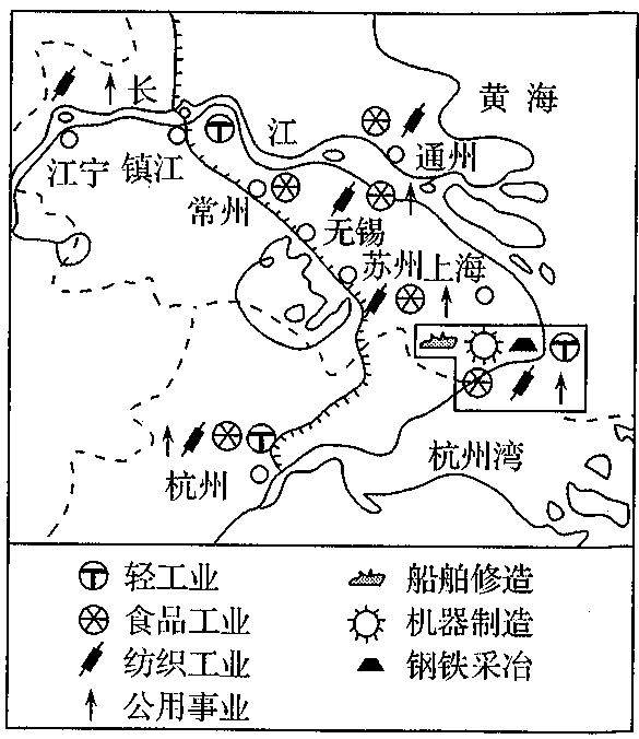 工业分布的特点及原因(1)根据材料一并结合所学知识,概括中国近代民族