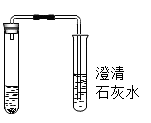 向盛有碳酸钠的试管中加入一定量的稀盐酸,迅速用带导气管的橡胶塞