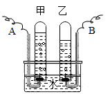 【推荐1】如图是实验室电解水的简易装置示意图.
