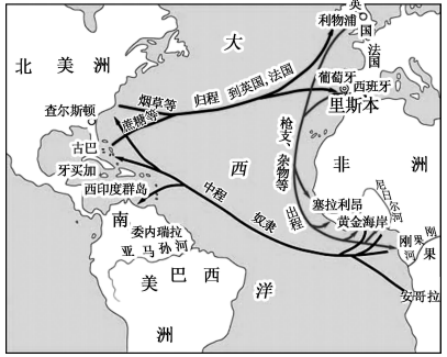 新航路开辟后,洲际间的人口迁移逐渐增多.