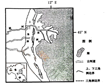 河口三角洲位于海陆过渡地带.