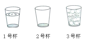 【小题2】隔3天后,不能观察到杯子中水位逐渐下降的是)号杯.