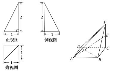 已知四棱锥pabcd的三视图和直观图如下