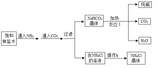 (1)請寫出食鹽水,氨氣,二氧化碳反應的化學方程式______________.