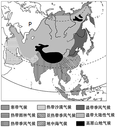 北亚气候图片