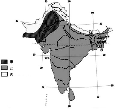 南亚气候分布图图片