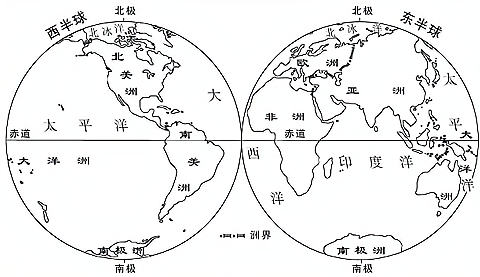 读七大洲和四大洋的分布图关于各大洲的叙述正确的是