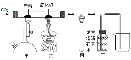 如圖所示是興趣小組在硬質玻璃管中進行有關碳及其氧化物的性質實驗