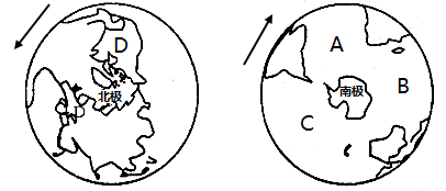 读两极地区图回答下列问题