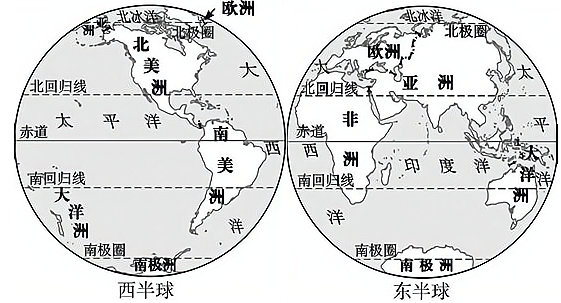 读东西半球图回答下列有关亚洲的叙述错误的是