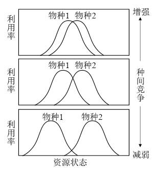 表徵了物種對各種資源(食物,空間等)的利用以及不同物種之間的關係