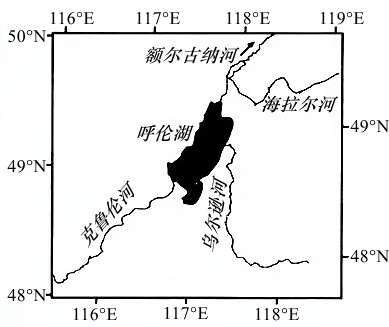 乌尔逊河,克鲁伦河是呼伦湖的主要补给河流,湖水经额尔古纳河注入黑
