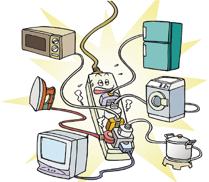 焦耳定律 焦耳定律 家庭电路用电器的导线发热或损坏的原因a
