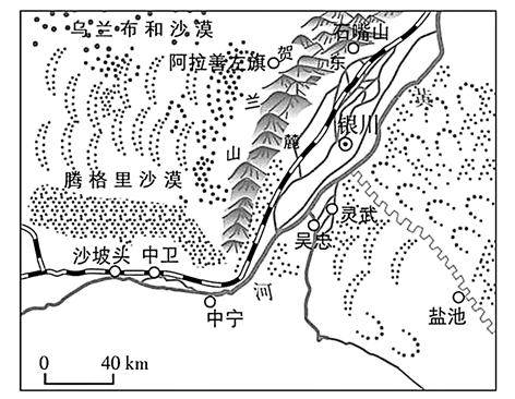 贺兰山地图上位置图片