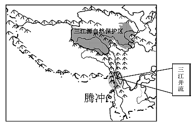 三江源手绘地图图片