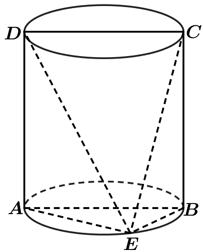 【推荐3】如图,四边形是圆柱的轴截面,是底面圆周上异于,的一点,则