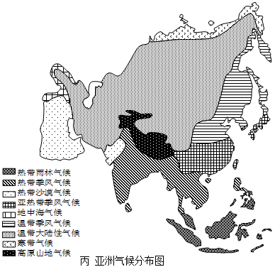 【小題1】在分析亞洲地形和地勢特點的過程中()a