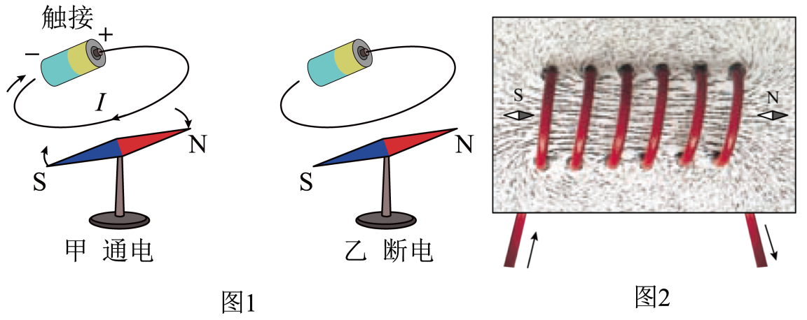 如图所示,利用图中的器材可以完成探究通电螺线管外部的磁场分布,小