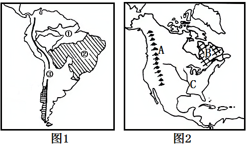 南北美洲地形简笔画图片