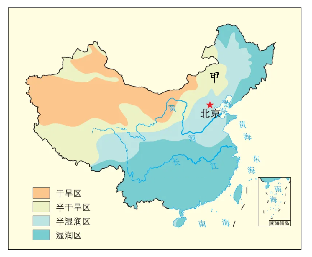 中国的干湿地区图片