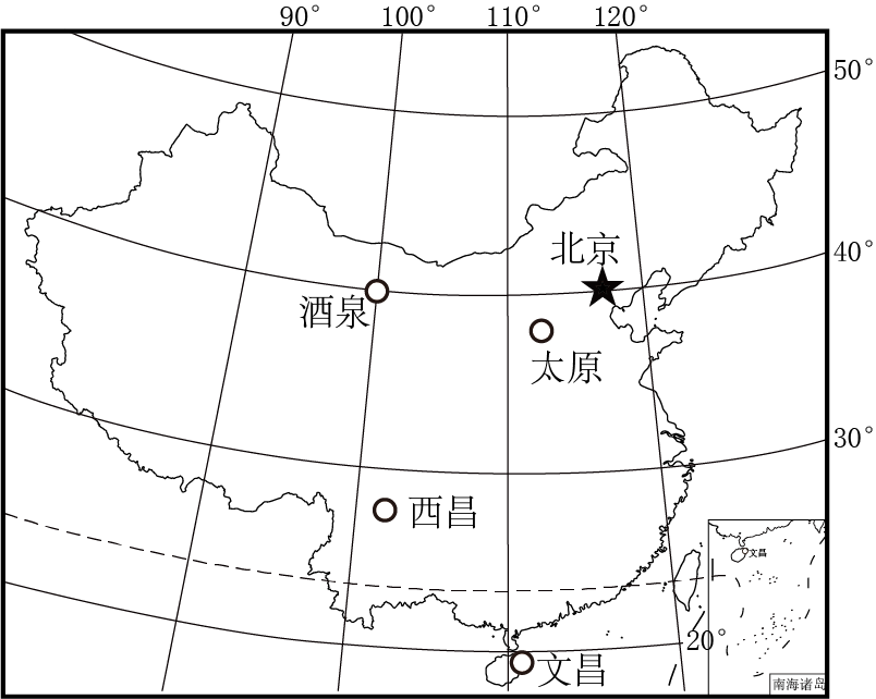【小题1】西昌卫星发射中心的经纬度约为()【小题2】我国四大卫星发射