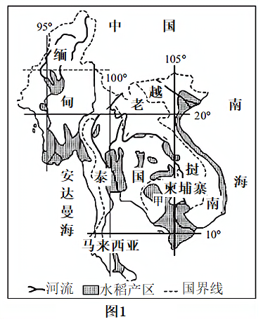 东南亚农作物分布图图片