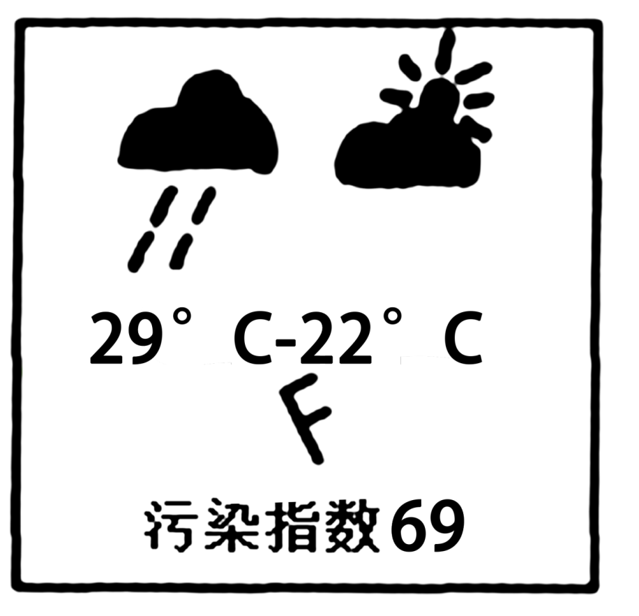 西北风符号图片