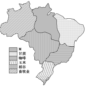 巴西是世界农产品出口大国供出口的主要农产品种类较多结合下图完成