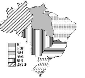 巴西农业带分布图图片