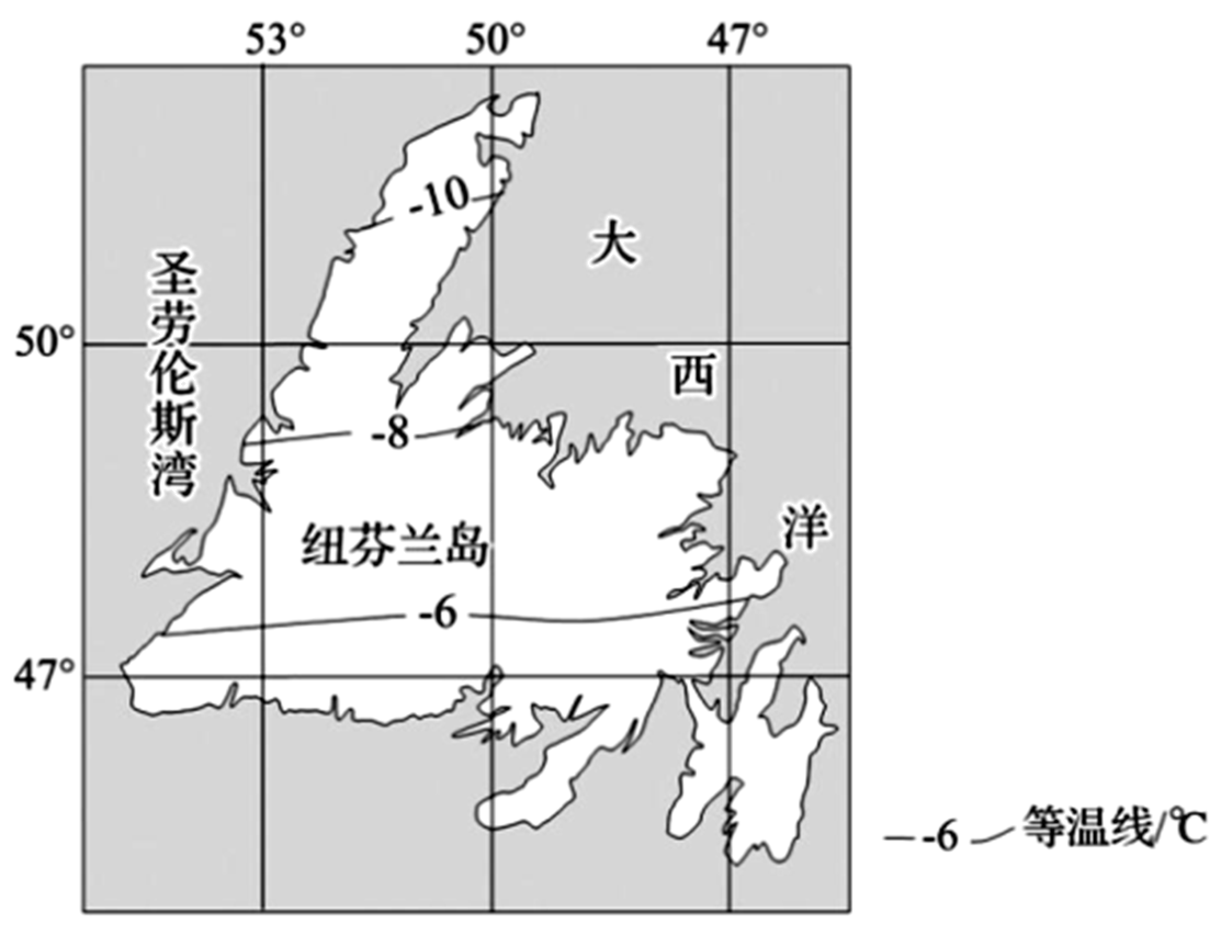 纽芬兰岛地形图图片