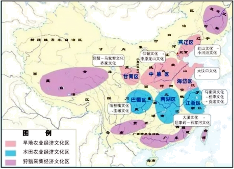 约五千年前的良渚文化遗址分布于浙江北部和江苏南部一带,到目前为止