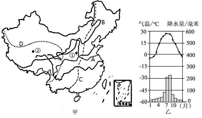 中国降水图手绘图片