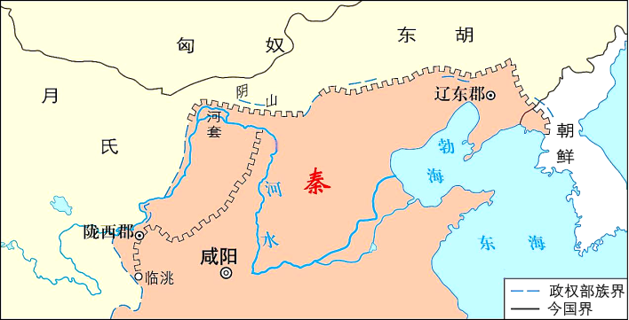 秦皇岛长城分布图图片