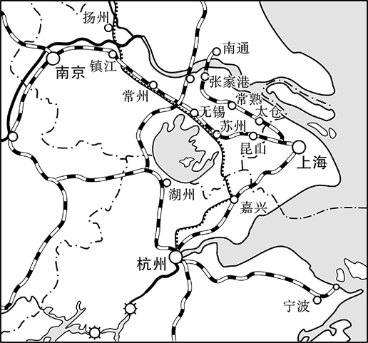 长江中下游简图图片