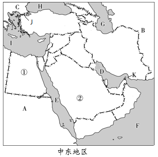 中东空白地图图片