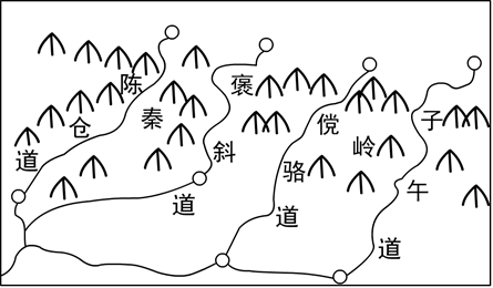 秦岭子午道地图图片