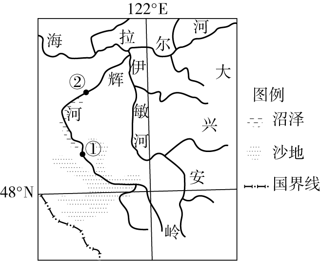 海拉尔河水系图图片