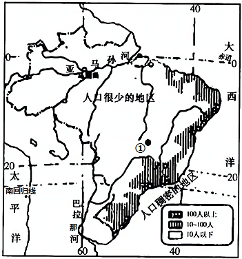 巴西人口密度图片