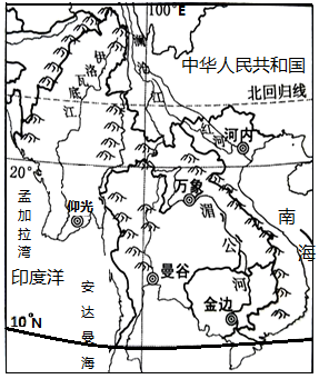 中南半岛轮廓图片
