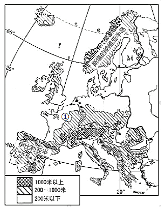 欧洲西部手绘图图片