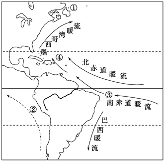 洋流会影响沿岸的地理环境