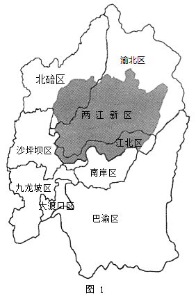 重庆两江新区地图图片