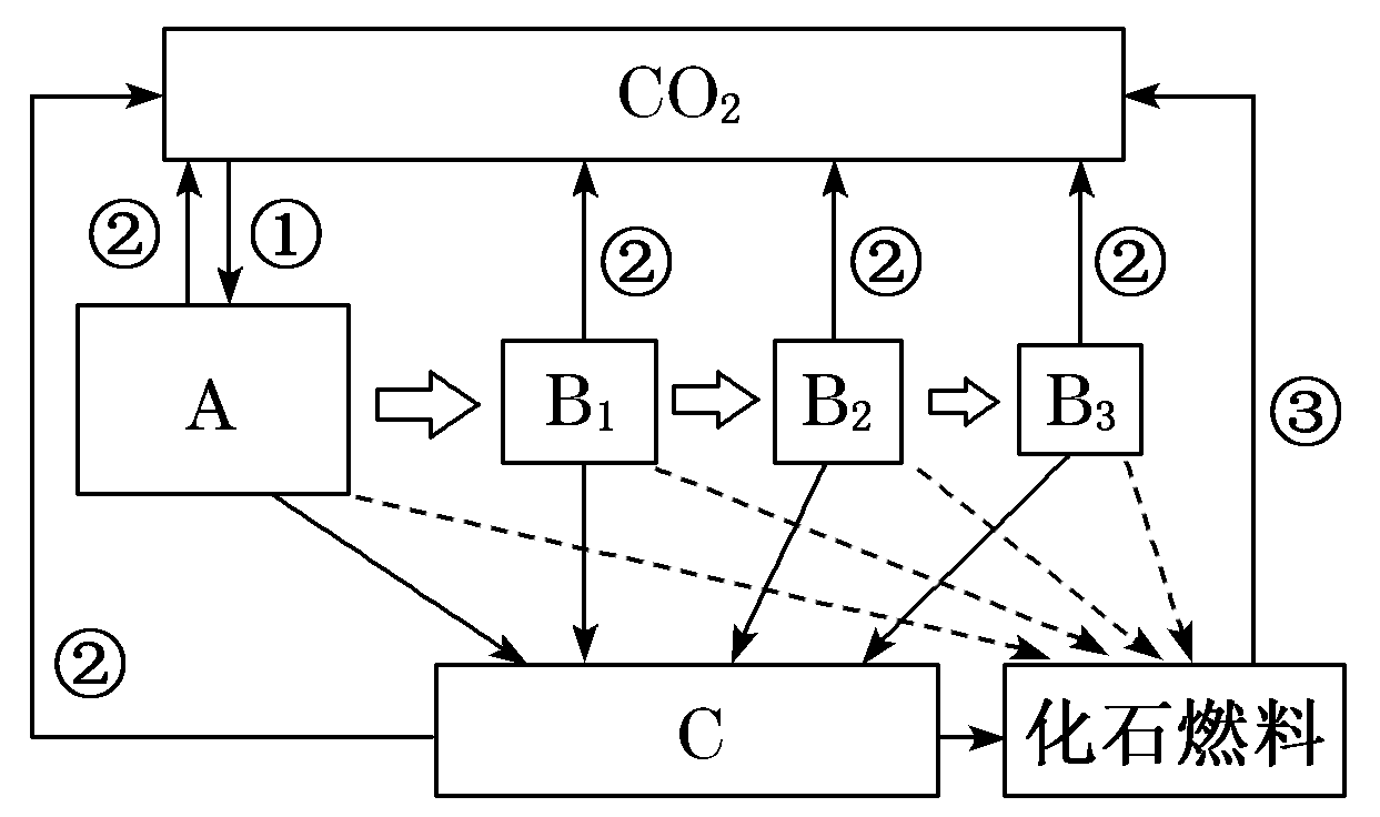 下图为生态系统碳循环示意图.请据图回答