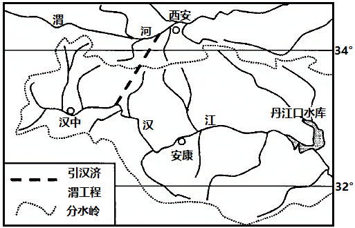 汉江水入渭河规划图图片