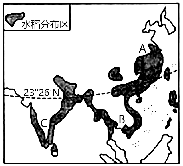 季风水田农业分布图片图片