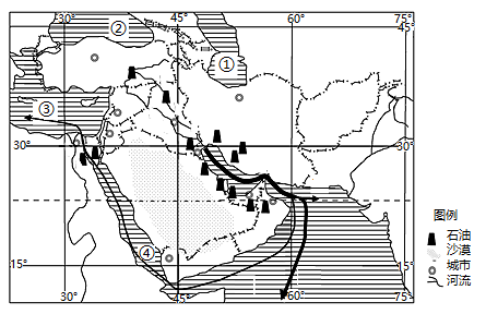 ④【小题2】西亚是世界上石油储量最为丰富还是产量和输出量最多的