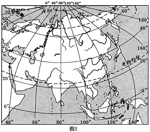 画亚洲简图图片