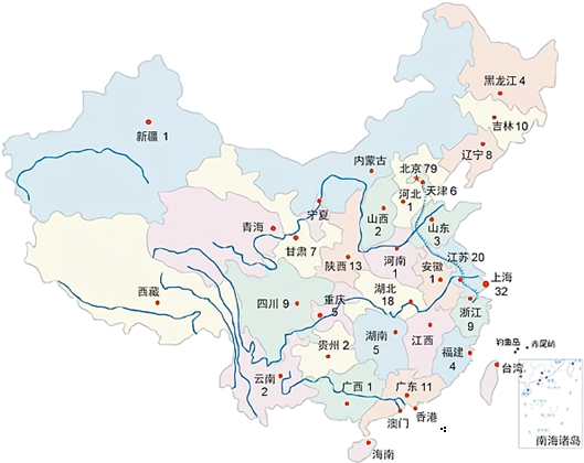 國家重點實驗室分佈反映了我國高等教育科技實力及高新技術產業發展的